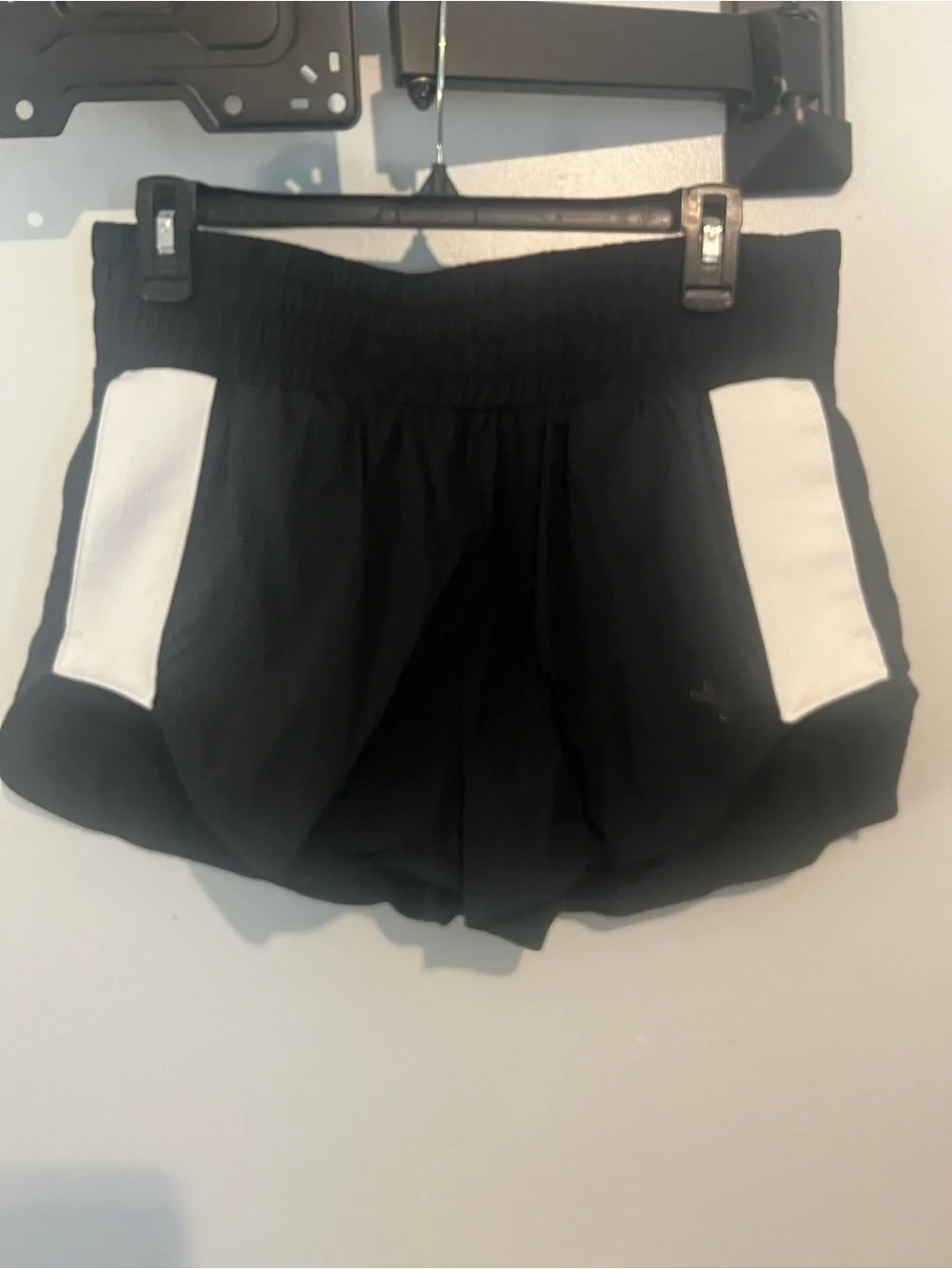 JoyLab Black Athletic Shorts with White Side Panels